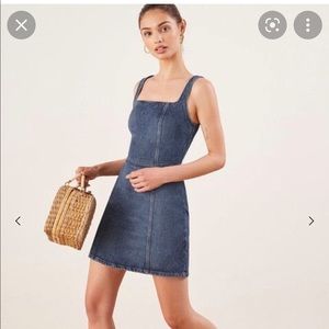 Reformation Denim Mini Dress